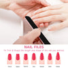 FACEMADE Nail Files and Buffer 12 Pcs, Professional Manicure Tools Kit Care Buffer Block Tools 100/180 Grit, Colorful